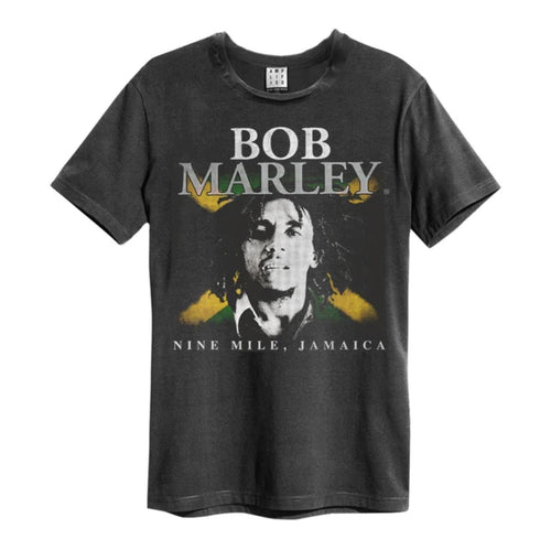 BOB MARLEY - Nine Miles T-Shirt (Charcoal)