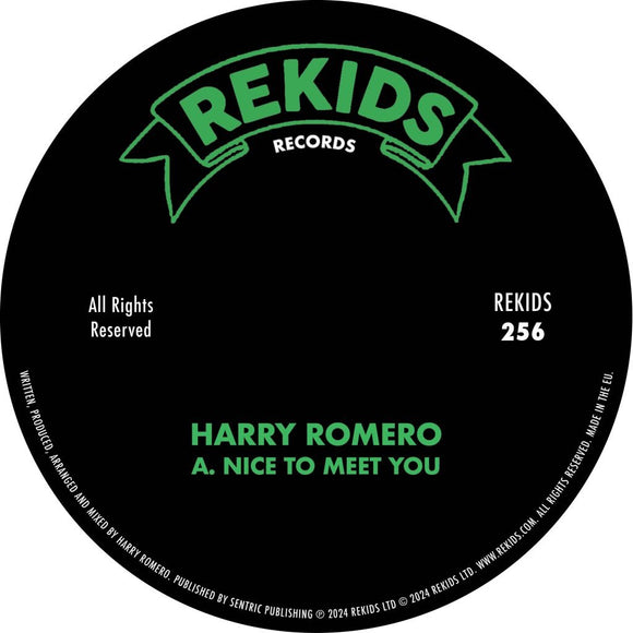 Harry Romero - Nice To Meet You