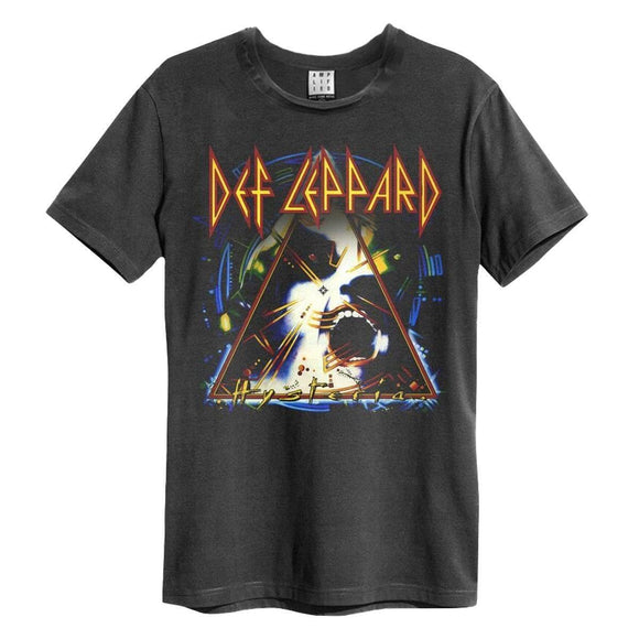 DEF LEPPARD - Hysteria T-Shirt (Charcoal)