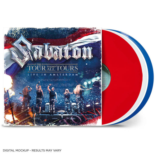 Sabaton - The Tour To End All Tours - Live in Amsterdam [Ltd 3LP -  Solid Red / Solid White / Solid Blue in Trifold sleeve]