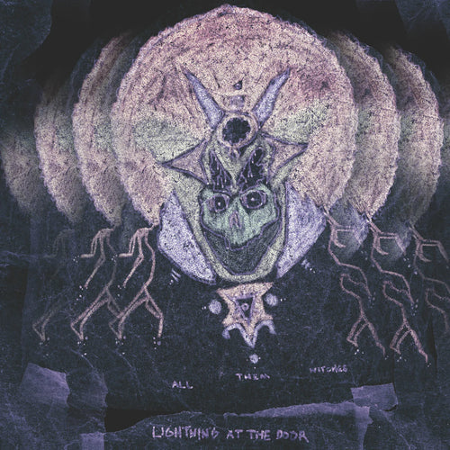 All Them Witches - Lightning At The Door [Translucent Pink with Blue Swirls (Synthwave) Vinyl]