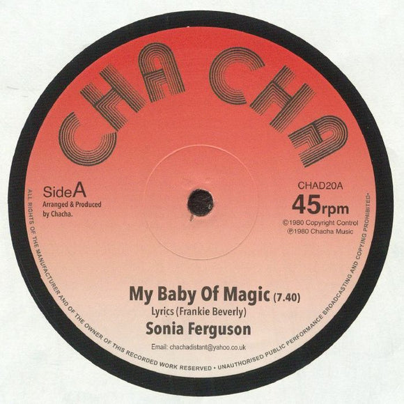 SONIA FERGUSON / OVERNIGHT PLAYERS - My Baby Of Magic / Nigril Wamp Rock