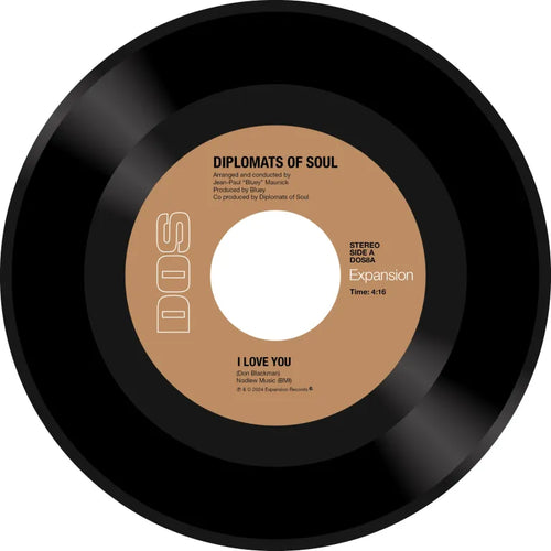 DIPLOMATS OF SOUL (Don Blackman) - I Love You [7" Vinyl]