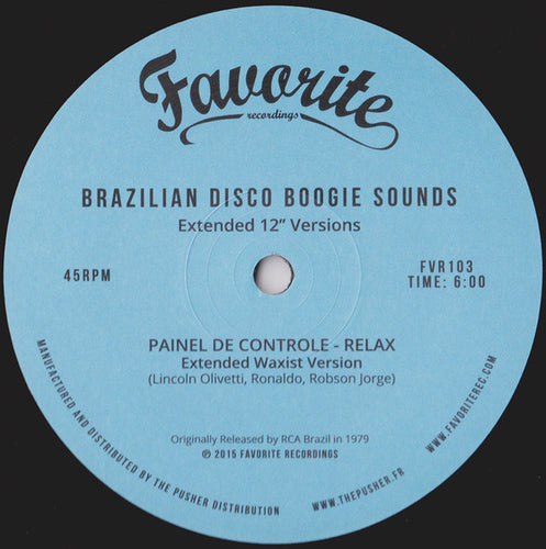 V/A - Brazilian Disco Boogie Sounds (Extended 12" Versions)