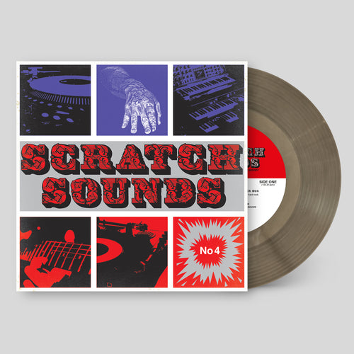 DJ WOODY - Scratch Sounds No.4 (rock box) [Smoky Grey 7" Vinyl]