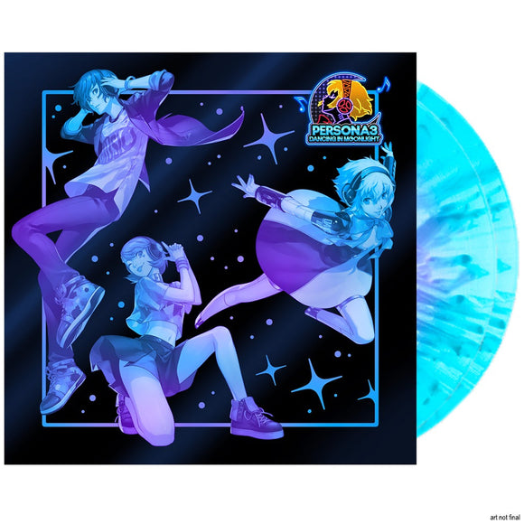 Atlus Sound Team - Persona 3 : Dancing In Moonlight Soundtrack [Moonlight Splatter Blue vinyl 2LP]