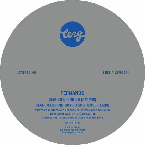 FERNANDO (ltj experience/am) - Search Of Indigo