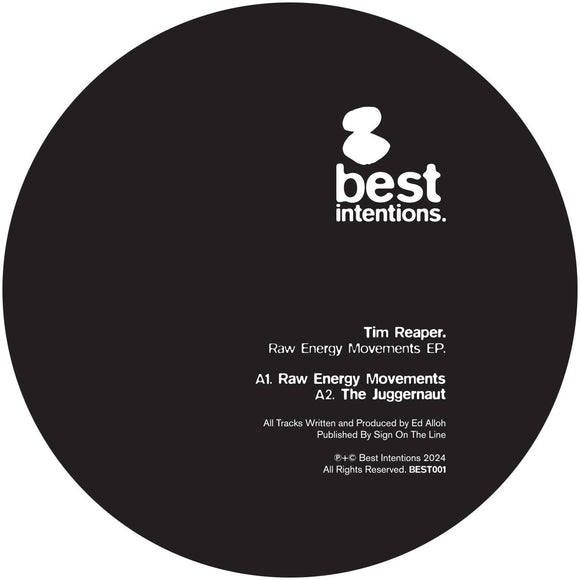 Tim Reaper - Best Intentions 1 [label sleeve / incl. dl code]