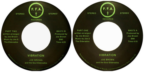 Joe Brown and the Soul Elderados - Vibration Part One / Vibration Part Two [7" Vinyl]