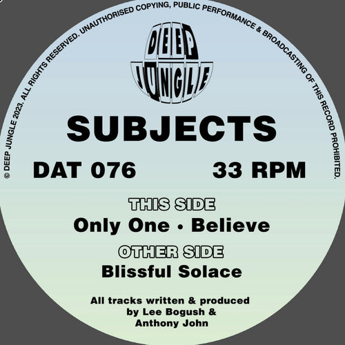 Subjects - Blissful Solace EP