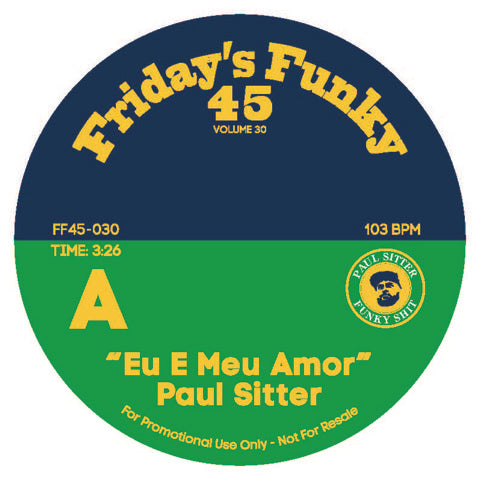 Paul Sitter/Tony Lavrutz - Eu E Meu Amor / Lesaurele [7" Vinyl]