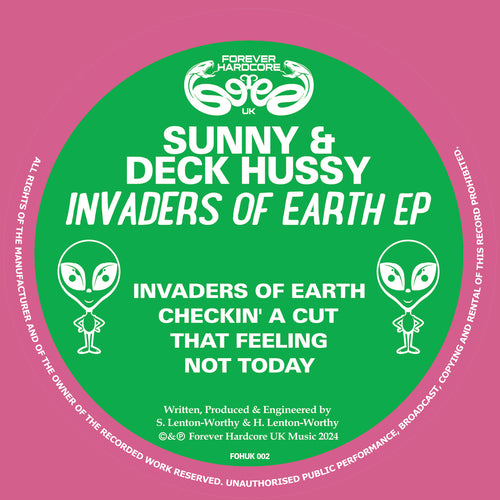 Sunny & Deck Hussy - Invaders Of Earth EP