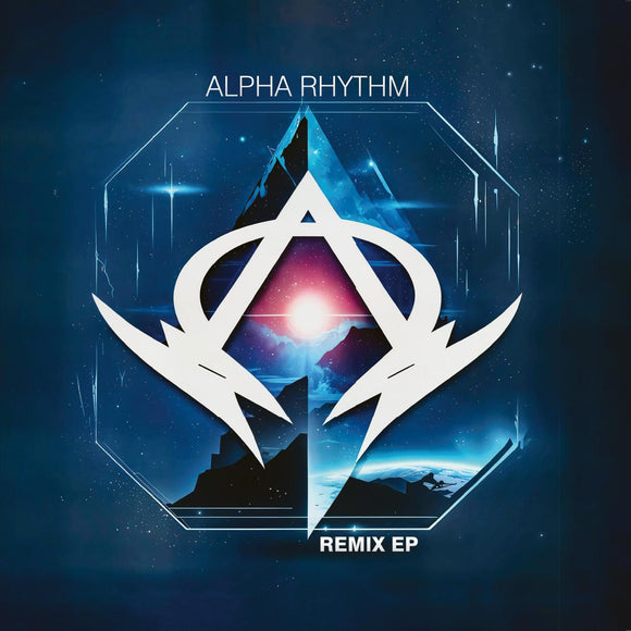 Alpha Rhythm - Remix EP [red + blue marbled vinyl / printed sleeve]