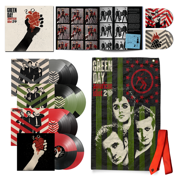 GREEN DAY - AMERICAN IDIOT (20th Anniversary Edition) [8LP COLOURED VINYL & 2 BLU-RAY BOX SET]