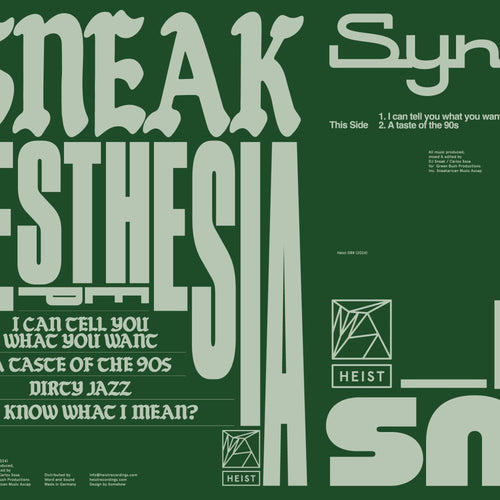 DJ Sneak - Synesthesia EP