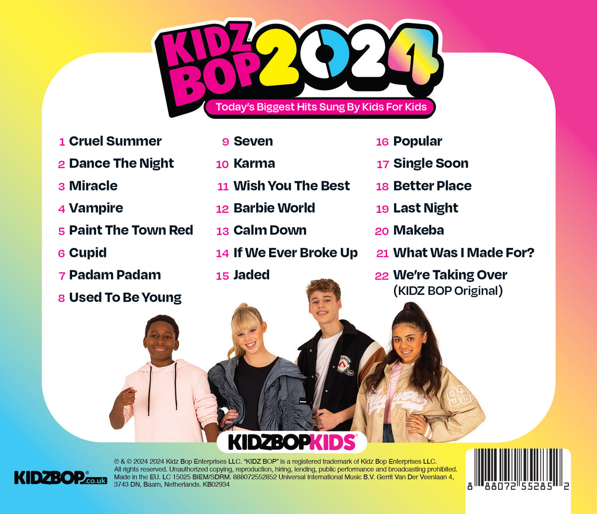 Kidz Bop Christmas 2024 Songs bab gertrude