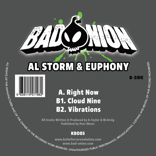 Al Storm & Euphony - Right Now EP (Clear and Green Section Version)