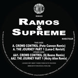 Ramos & Supreme - The Journey / Crowd Control Remixes EP (Black & White Marble Version)