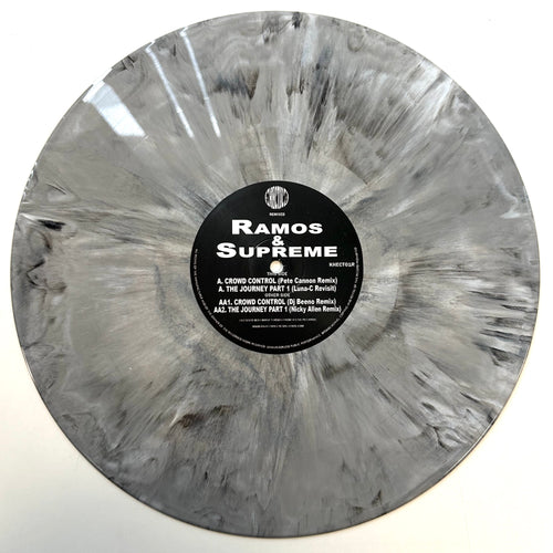 Ramos & Supreme - The Journey / Crowd Control Remixes EP (Black & White Marble Version)