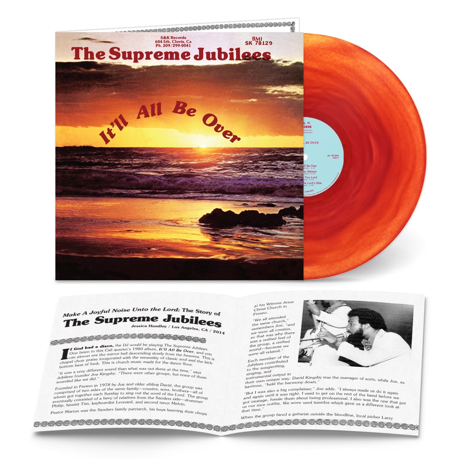 The Supreme Jubilees - It'll All Be Over [Opaque Maroon & Transparent  Yellow Wax LP]