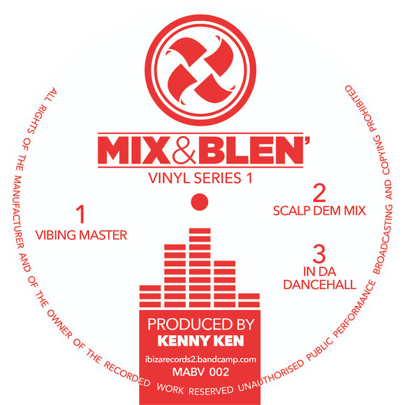 Kenny Ken - Mix & Blen' - Vinyl Series 1 EP