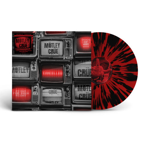 Motley Crue - Cancelled [Red & Black splatter vinyl] (ONE PER PERSON)