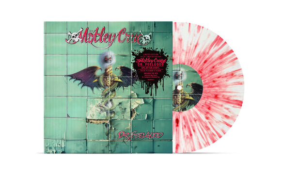 Mötley Crüe - Dr. Feelgood (2024 Remaster) (Lenticular Art Card Cover) (Red & White Splatter Vinyl]