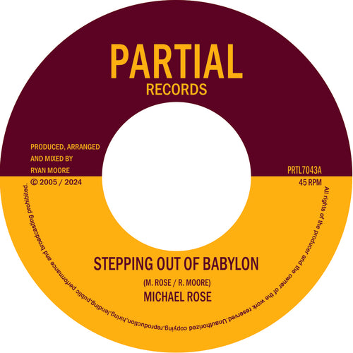 Michael Rose / Twilight Circus - Stepping Out of Babylon [7" Vinyl]