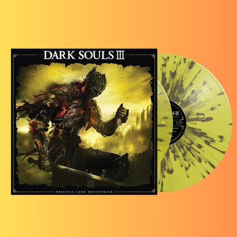 Motoi Sakuraba/Yuka Kitamura - Dark Souls III : Original Game Soundtrack (LITA Exclusive Variant) [Transparent Yellow Base with Gold Splatter]