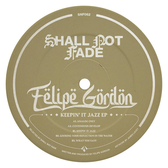 Felipe Gordon - Keepin' It Jazz EP [black marbled vinyl / generic sleeve]