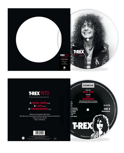 T.Rex - T. Rex: Metal Guru / Thunderwing / Lady [7" Picture Disc]