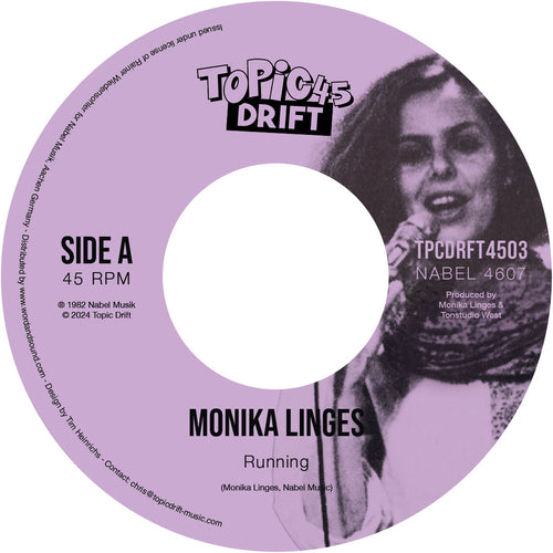 Monika Linges - Running / Till We Get There [7" Vinyl]