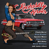 Various Artists - Rockabilly Heroes  (LP blue & solid white & black vinyl) RSD24