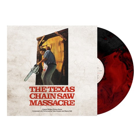 Tobe Hooper and Wayne Bell - The Texas Chain Saw Massacre [Blood Red & Black Hand Pour Colored Vinyl]