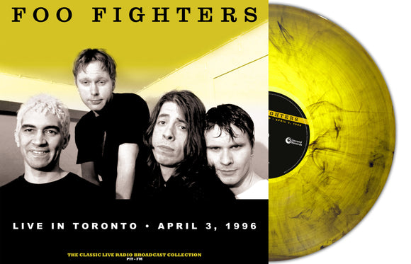 Foo Fighters - Live in Toronto, April 3, 1996 [Yellow Marble Vinyl]