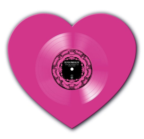 ELVIS PRESLEY - LOVE ME TENDER  FORMAT [HEART SHAPED PINK VINYL]