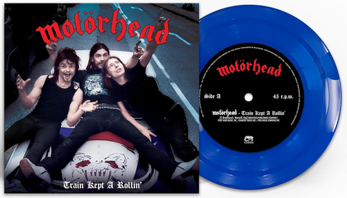 MOTORHEAD - TRAIN KEPT A-ROLLIN [7" Blue Vinyl]