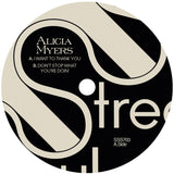 Alicia Myers - I Want To Thank You / Don't Stop What You're Doin' [7" Vinyl]