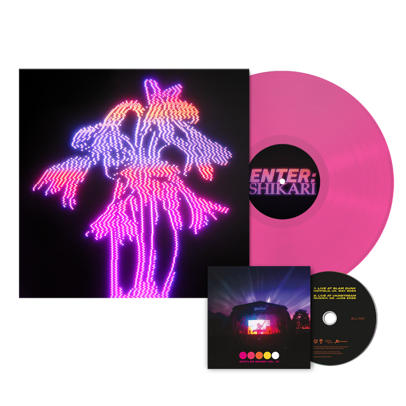 Enter Shikari - Dancing On The Frontline [Transparent Neon Pink Coloured Vinyl + Blu Ray]