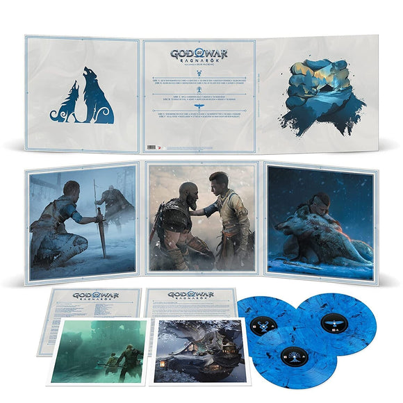 BEAR MCCREARY - GOD OF WAR RAGNARÖK (ORIGINAL SOUNDTRACK) [3LP Blue Vinyl]