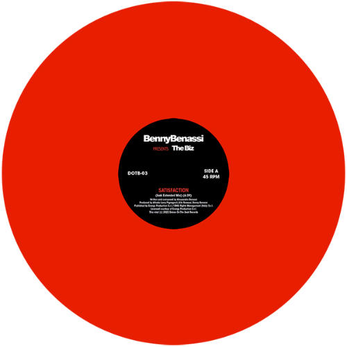 BENNY BENASSI presents THE BIZ - SATISFACTION (RED VINYL REPRESS)