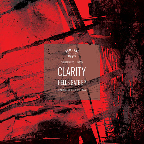 Clarity - Hells Gate EP w/ Overlook & T Man [Red Marbled Vinyl]