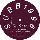 DJ Sofa - Zion Gates (Incl. Tim Reaper Remix) [Transparent Red & Black 12" Vinyl]