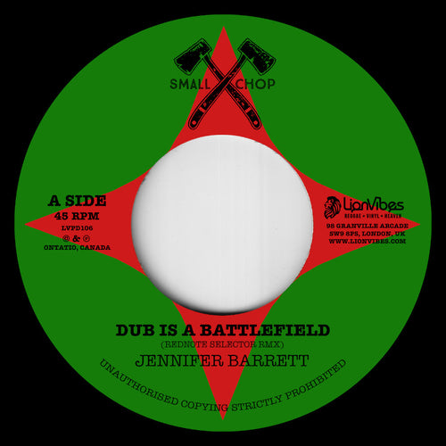 Jennifer Barrett - Dub Is A Battlefield [7" Vinyl]