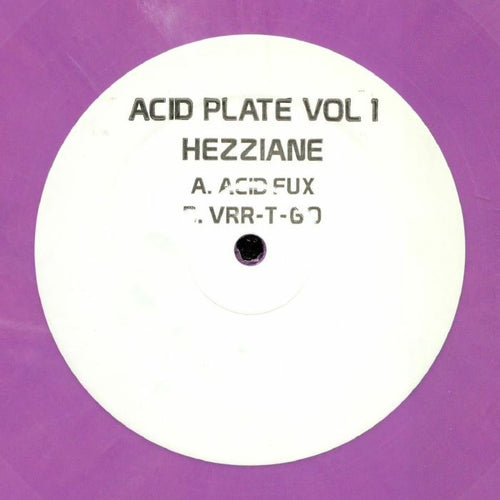 HEZZIANE - Acid Plate Vol I (hand-stamped purple vinyl 12") [Repress]