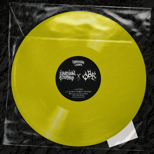 O.B.F x Iration Steppas - Love Sound System / Caution [12" Neon Yellow Vinyl]