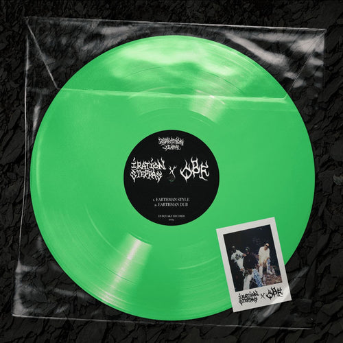 O.B.F x Iration Steppas - Earthman Style / Revelation Time [12" Neon Green Vinyl]