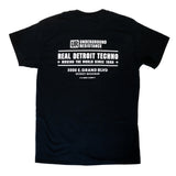 Underground Resistance 'Workers' Tee Shirts - Black with white print on Gildan Ultra Cotton Shirt [X-Small]