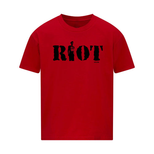 UR 'Riot' T-Shirt [Red on Black]