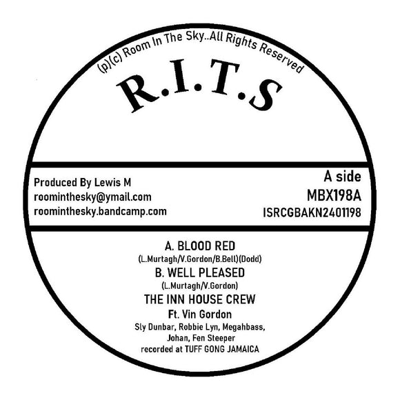 The Inn House Crew ft. Vin Gordon - Blood Red / Well Pleased [7